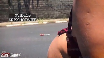 Noel, En Hotwife, Strippar Ner I En Upptagen Brasiliansk Trafikstockning - En Video Med Semestertema