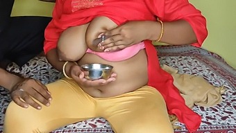 The Neighbor Requested Milk And Retrieved It From The Aunt'S House, But Then Left Without Paying For It