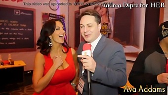 Ava Addams Fondles Her Breasts For Andrea Diprè In Sensual Video