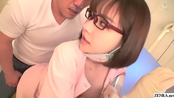 Erotic Encounter In A Japanese Dentist Office With A Daring Milf