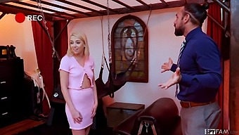 Abilitățile Orale Și Jucăriile Sexuale Ale Fiicei Vitrege Fac Ca Fantezia Tatălui Vitreg Să Devină Realitate