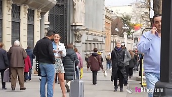 Nuria Millan, An Amateur Girl, Enjoys Picking Up Strangers On The Street For Rough And Hardcore Sex
