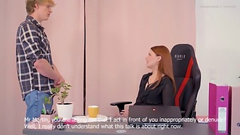 Young Employee Gets His Ass Fucked By His Attractive Boss