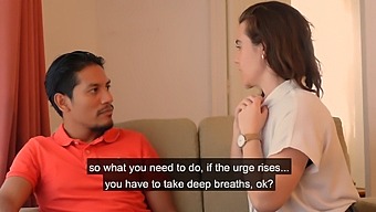 Amateur Psychologist'S Office Becomes Scene Of Steamy Interracial Encounter