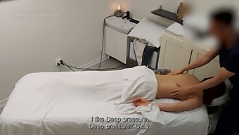 Uninhibited Nurse Alice Receives An Unexpected Massage From A Regular Customer At The Spa.