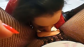 Angel Lima Gives A Blowjob To Pornstar Cleo Cadillac