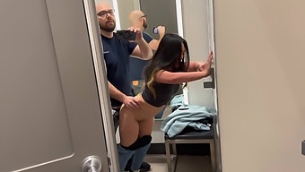 Public Shopping Mall Ordeal With An Asian Beauty And A Blow Job Surprise